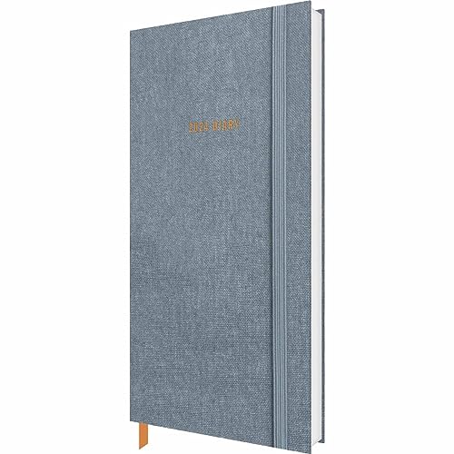 CAROUSEL CALENDARS Charcoal Slim Fashion Diary 2024
