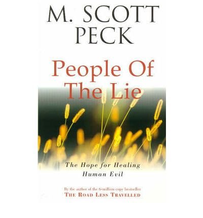 Book cover: "The People Of The Lie" with title text and author name on a plain background.