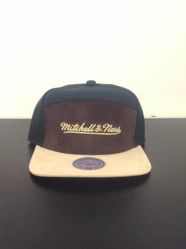 Mitchell & Ness Green And Mustard Suede Strapback