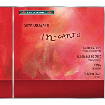 Red CD cover with "In-canto" text and musical composition titles.