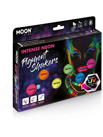 Moon Glow Intense Neon UV Pigment Shakers Assorte - Adult Unisex