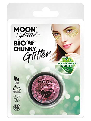 Moon Glitter Bio Chunky Glitter Pink