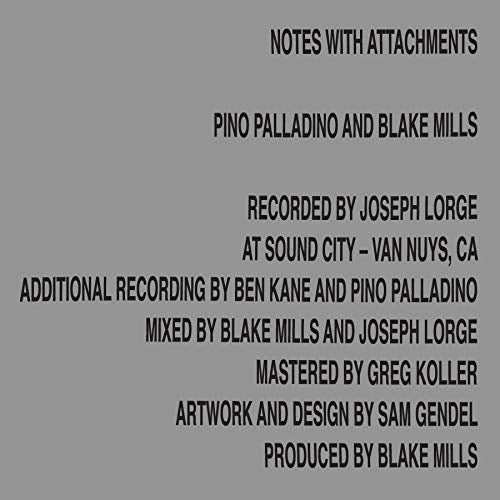 Pino Palladino Blake Mills - Notes With Attachments [CD]