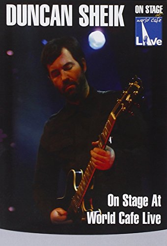 "DVD cover featuring Duncan Sheik playing guitar on a dark stage."