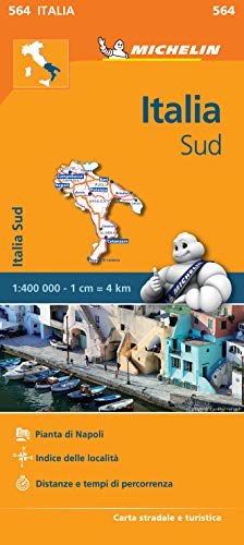 Italy South - Michelin Regional Map 564: Map (Michelin Regional Maps, 564)