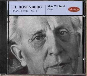 Rosenberg - Piano Works Vol. 2 - Mats Widlund, piano [CD]