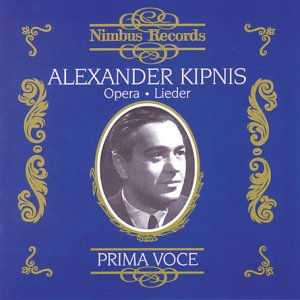 Alexander Kipnis CD cover featuring a black-and-white portrait surrounded by ornate gold designs.