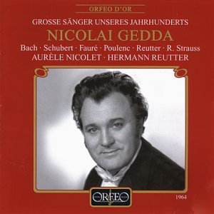 Gedda/reutter/nicolet - NICOLAI GEDDA:LIEDERABEND [CD]