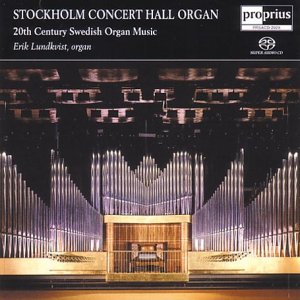 A CD cover featuring a large pipe organ in a concert hall.