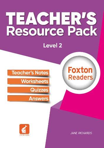 "Cover of 'Teacher's Resource Pack Level 2' with purple, pink, and white design."
