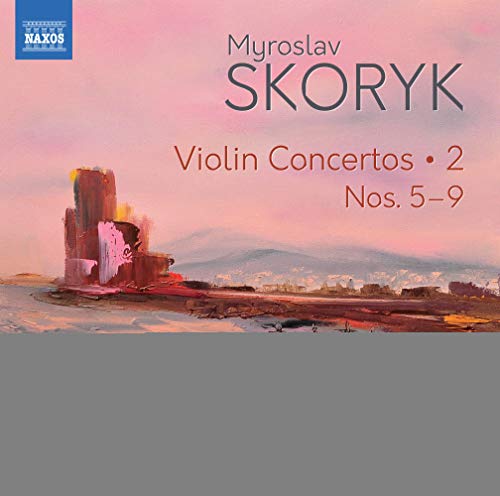 "Album cover with abstract landscape painting and text listing artist and composition details."