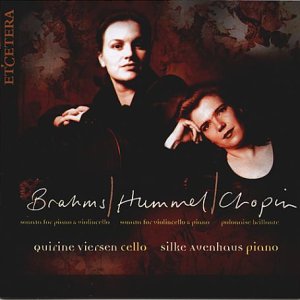 CD cover featuring two musicians against a dark, abstract background with text overlay.