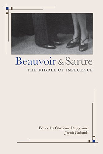 Book cover with black and white photo of a man and woman's legs.