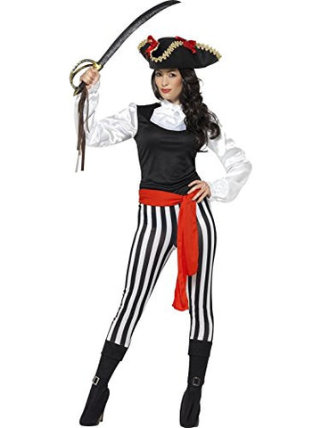 Smiffys 25561L Pirate Lady Costume with Top (Large)