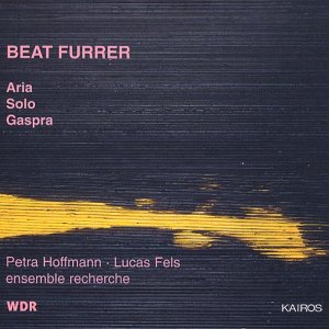 Compact disc cover with dark blue background, yellow brush stroke, and pink and white text.
