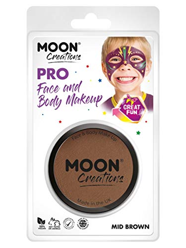 Moon Creations Pro Face Paint Cake Pot Brown