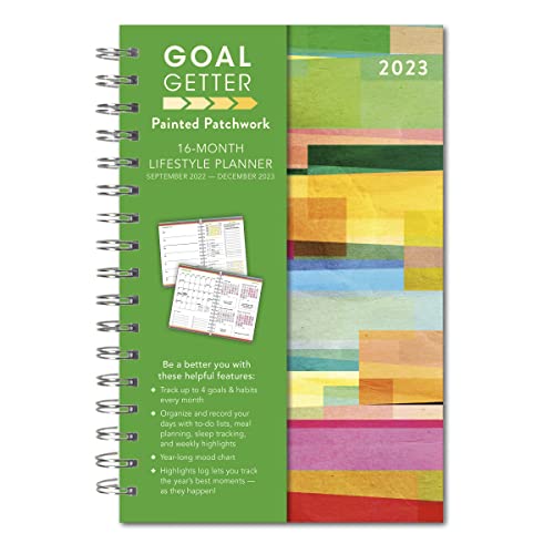 Goal Getter Painted Patchwork 2023 Planner (GOAL GETTER ENGAGEMENT)