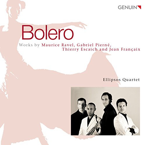 "CD cover with pink dancer silhouette, red title, and black-and-white photo of four musicians."