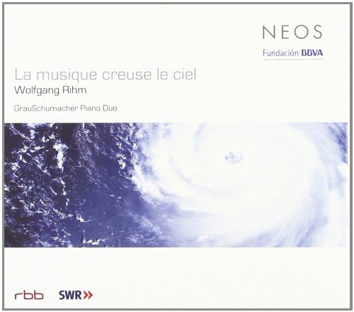 A CD cover featuring a white background with a large stormy weather image.