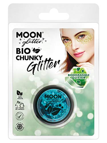 Moon Glitter Bio Chunky Glitter Blue