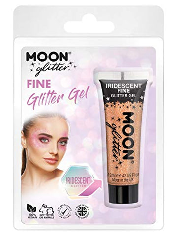 Moon Glitter Iridescent Glitter Gel Orange