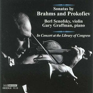 Black and white CD cover showing a man playing the violin.