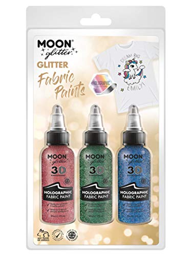 Moon Glitter Holographic Glitter Fabric Paint