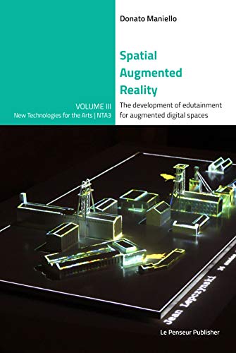 Book cover with a 3D neon-lit architectural model on a black background.