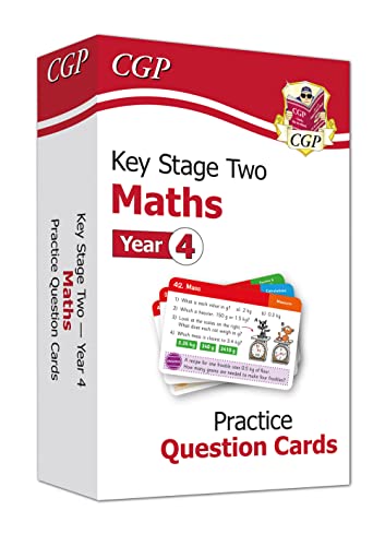New KS2 Maths Practice Question Cards - Year 4: superb for catch-up and learning at home (CGP KS2 Maths)