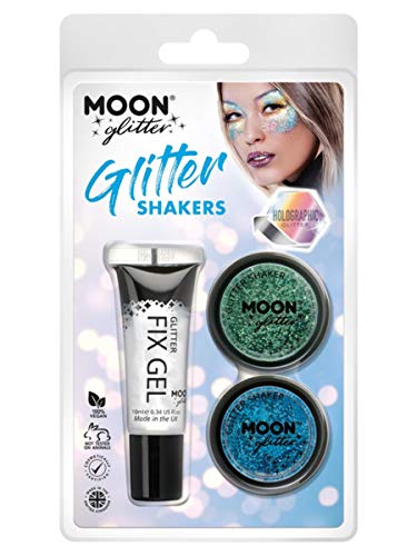 Moon Glitter Holographic Glitter Shakers, Assorted