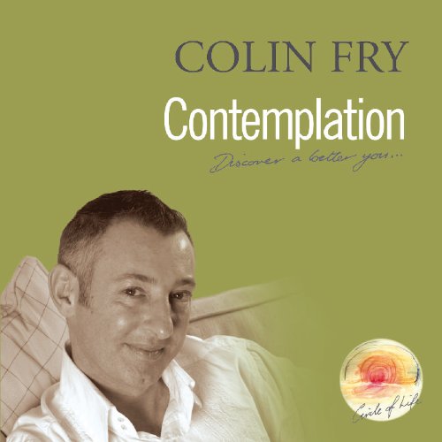 "CD cover with a man sitting on a couch, olive green background, and circular logo."