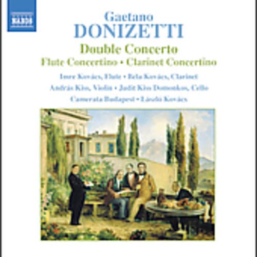 Camerata Budapestkovacs - DONIZETTI: Double Concerto / Flute Concertino / Clarinet Concertino [CD]