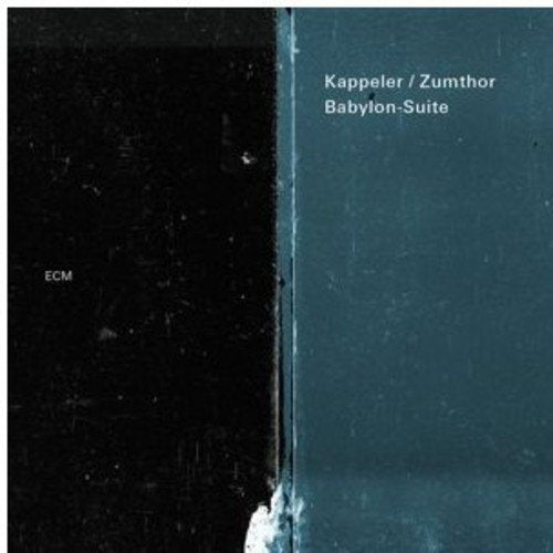"CD cover with black and blue split design and white text."