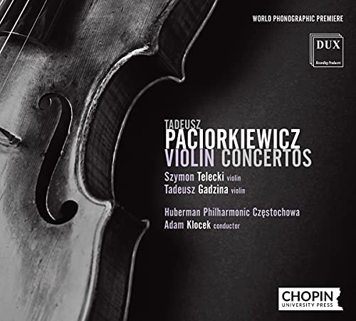 Szymon Telecki & Tadeusz Gadzi - Paciorkiewicz: Violin Concertos [CD]