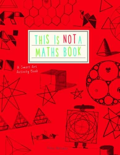 Red book cover with geometric shapes and title "This is Not a Maths Book".