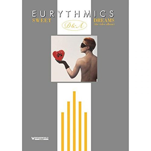 The DVD cover for "Sweet Dreams" by Eurythmics features a man holding a heart.