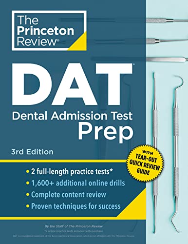 Princeton Review DAT Prep (Graduate School Test Preparation)