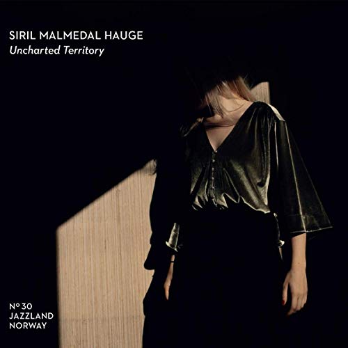 Album cover: woman in dark, shiny clothing, partially obscured by shadow, against a black background.