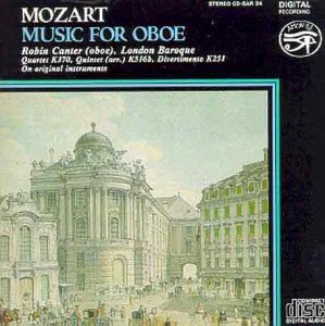 Robin Can/london Baroque - Wolfgang Amadeus Mozart: Music for Oboe [CD]