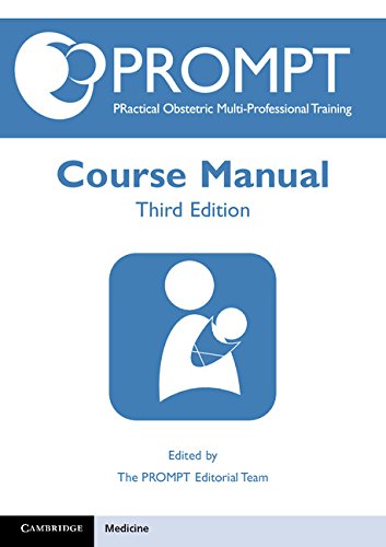The image shows a white and blue manual cover with a mother and baby icon.