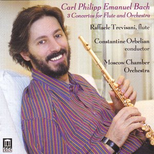 CD cover featuring a man holding a flute, wearing a striped shirt, smiling.