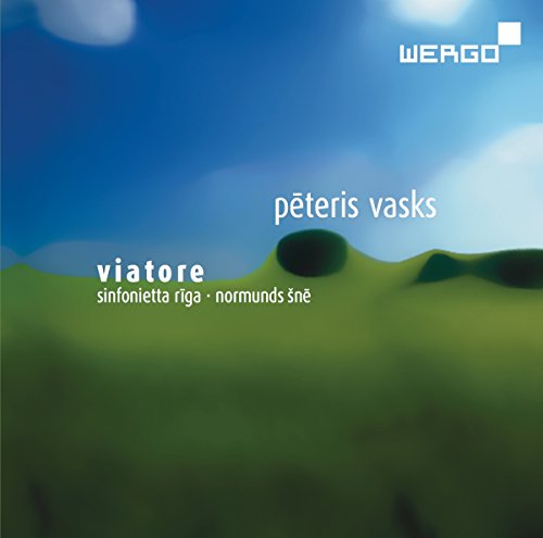 "CD cover with green hills, blue sky, and white text, featuring 'WERGO' logo."