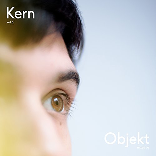A close-up of a man's eye with text "Kern vol. 3" and "Objekt mixed by".