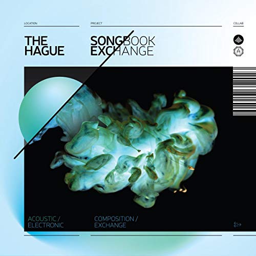 "Album cover with abstract cloud-like image, text 'The Hague Songbook Exchange' and barcode."