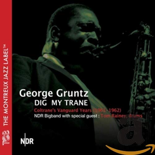 CD cover with a man playing saxophone, green-tinted image, white and red text.