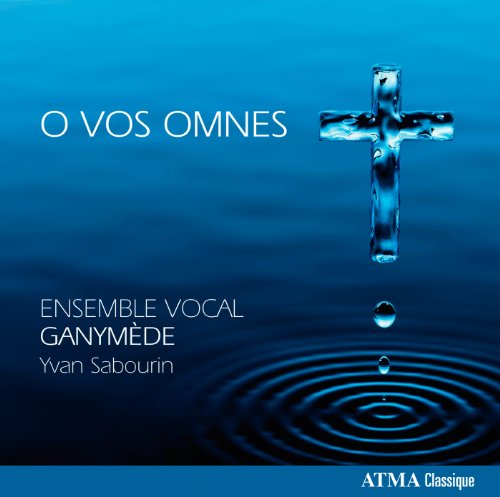 A CD cover featuring a cross dissolving into water with ripples and blue gradient background.