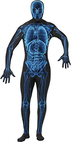 X Ray Costume Second Skin Suit - Adult Unisex