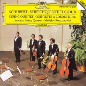 Mstislav Rostropovich Emerson String Quartet - Schubert: String Quintet in C [CD]
