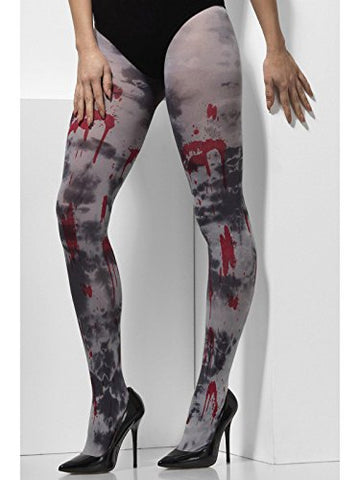 Smiffys 48316 Zombie Dirt Opaque Tights (One Size)