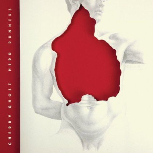 Album cover featuring a grayscale male figure with a red torso on a beige background.
